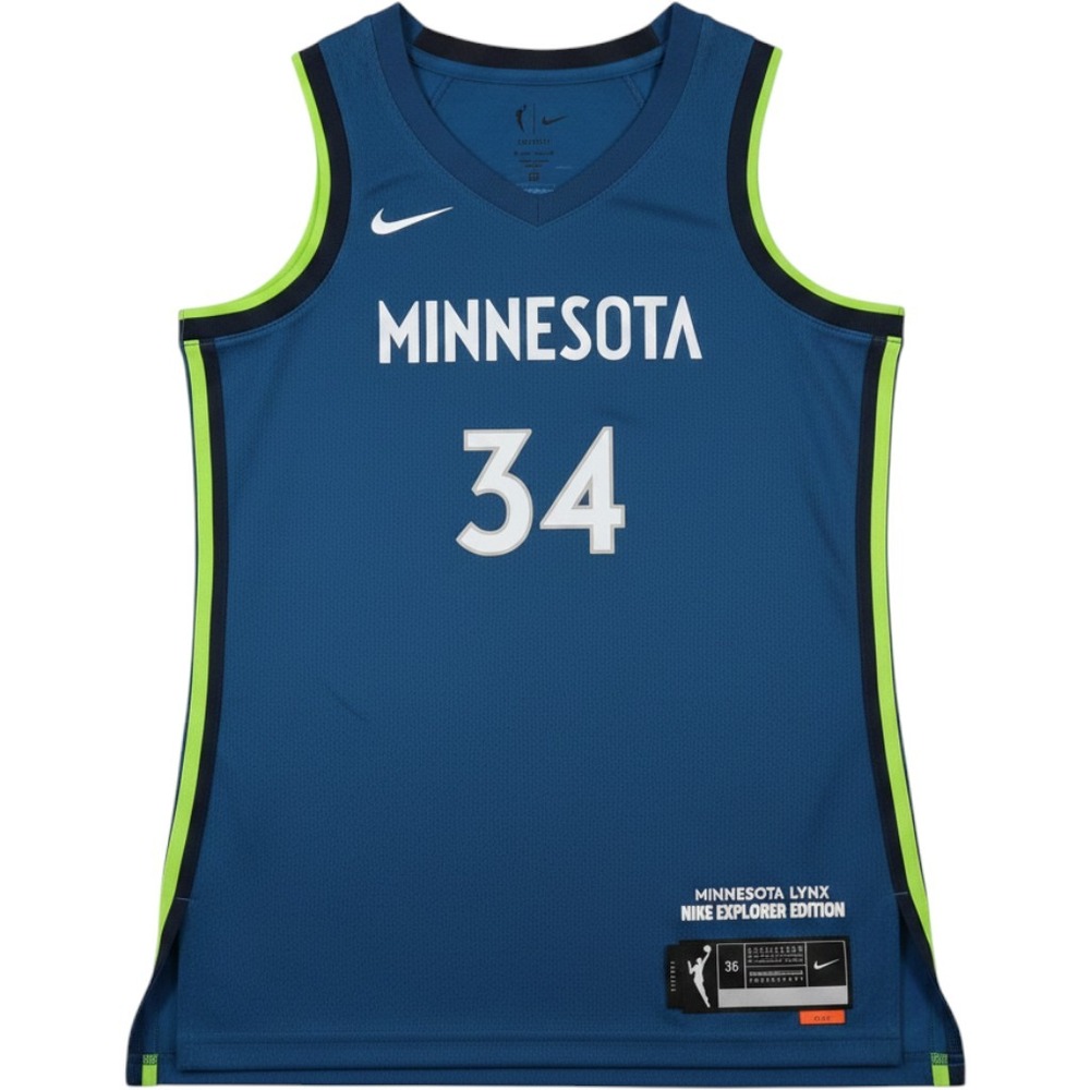 Nike Minnesota Lynx Sylvia Fowles 34 Explorer Edition Jersey Blue Womens XS